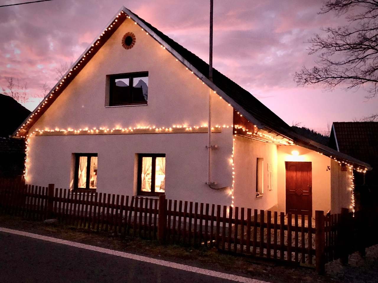 Cottage Nezdice na Šumava 103（日落时）