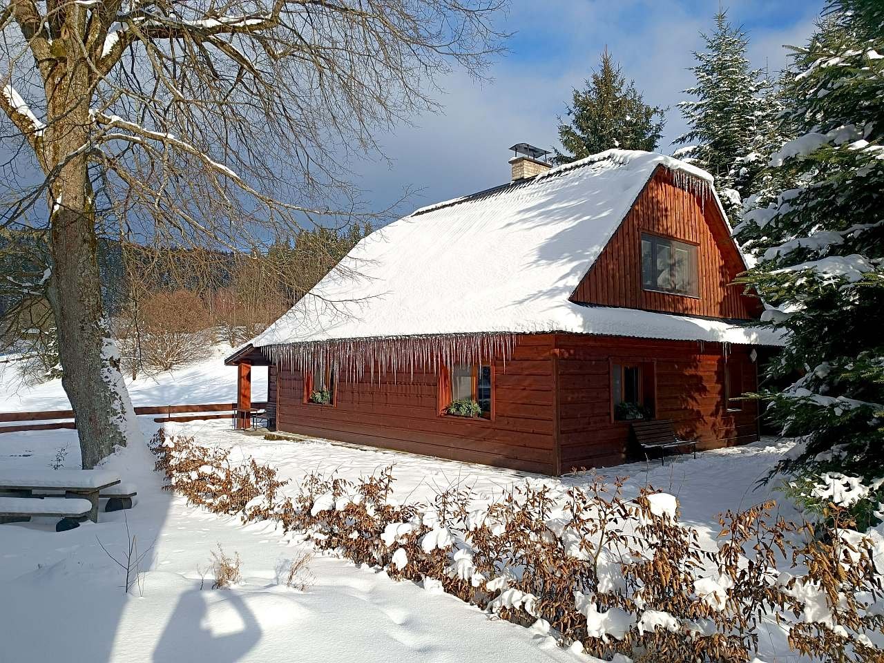 Chalupa Pod Lípou Velké Karlovice ubytování