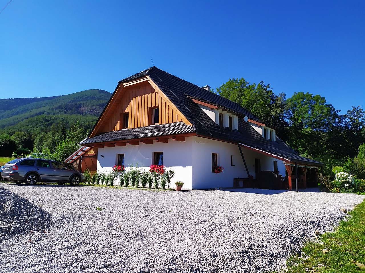 Hütte unter Radhoštěm