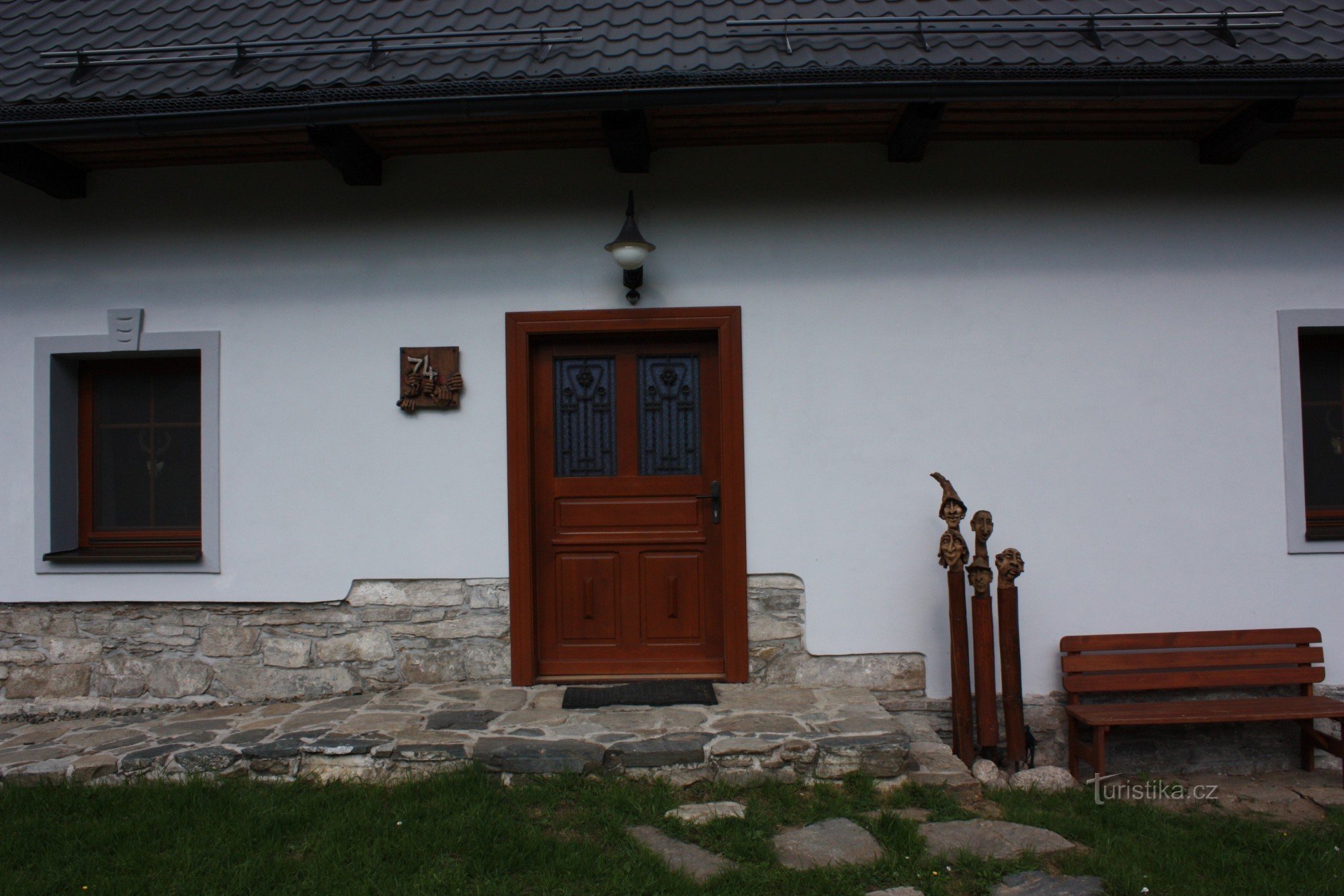 Cottage Pod Sviní horou nel villaggio di Vláská, ai piedi del massiccio del Kralické Sněžník