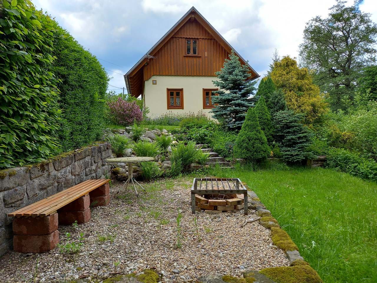 Ferienhaus Pustiny Unterkunft Mezilečí