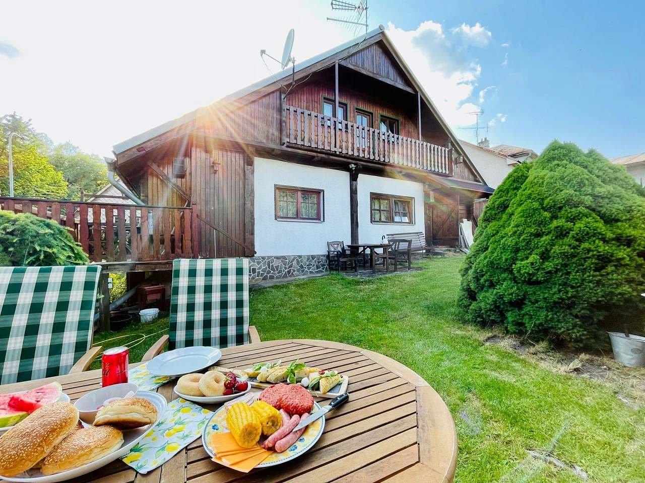 Chalupa se Srdcem v horách