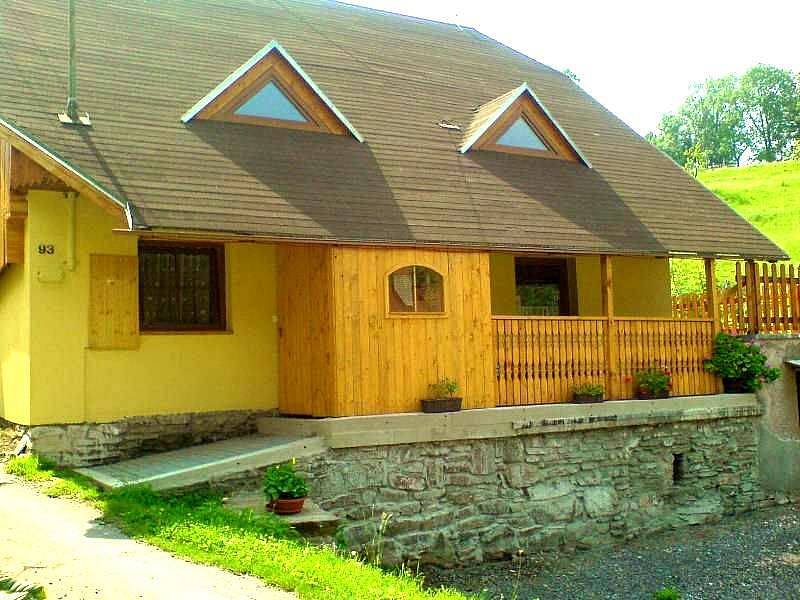 Cottage in de buurt van Jasanské Orličky - vooraanzicht