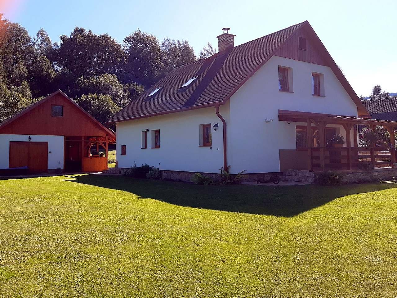 Ferienhaus in der Nähe von Leški