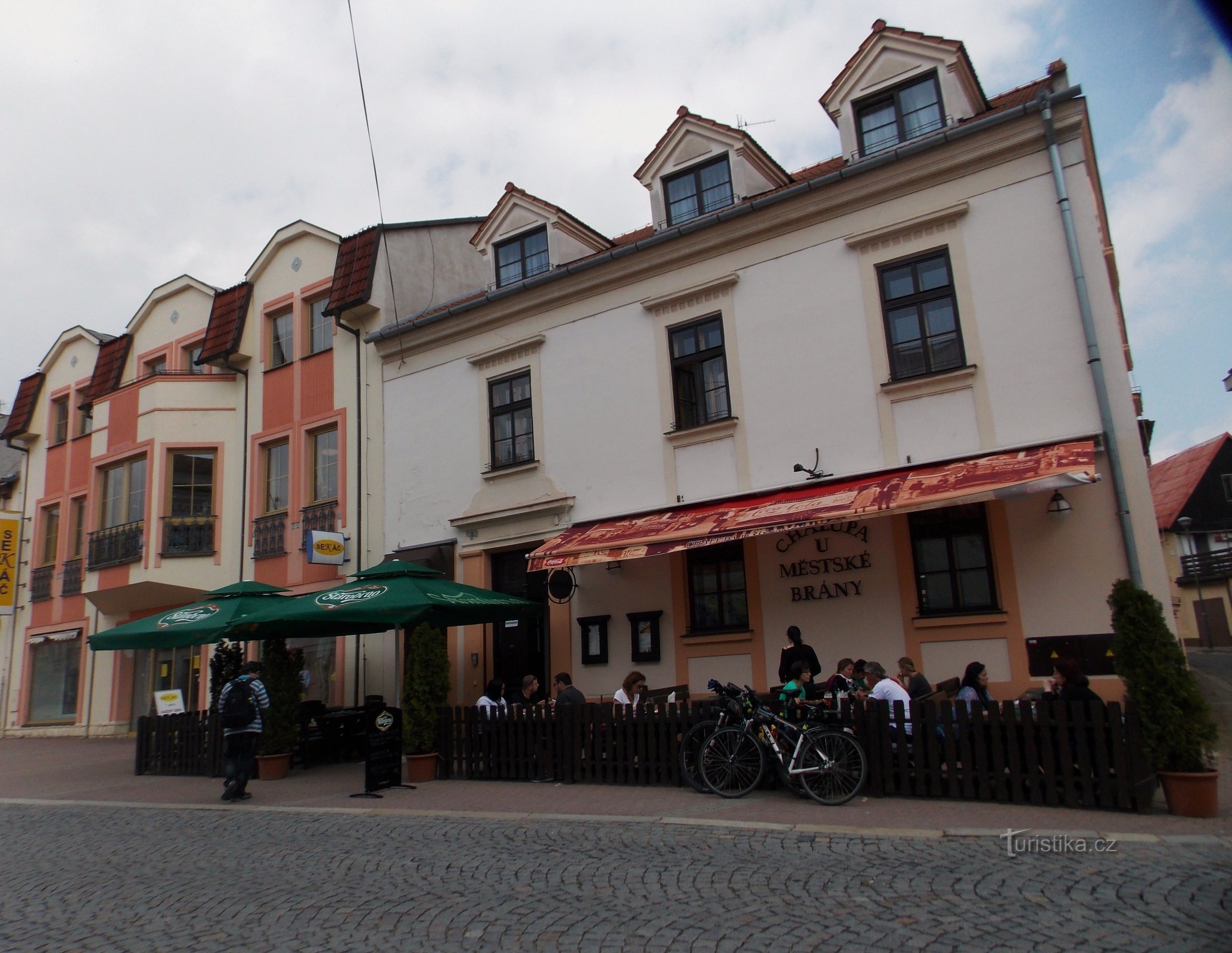 Huisje bij de stadspoort in Vyškov