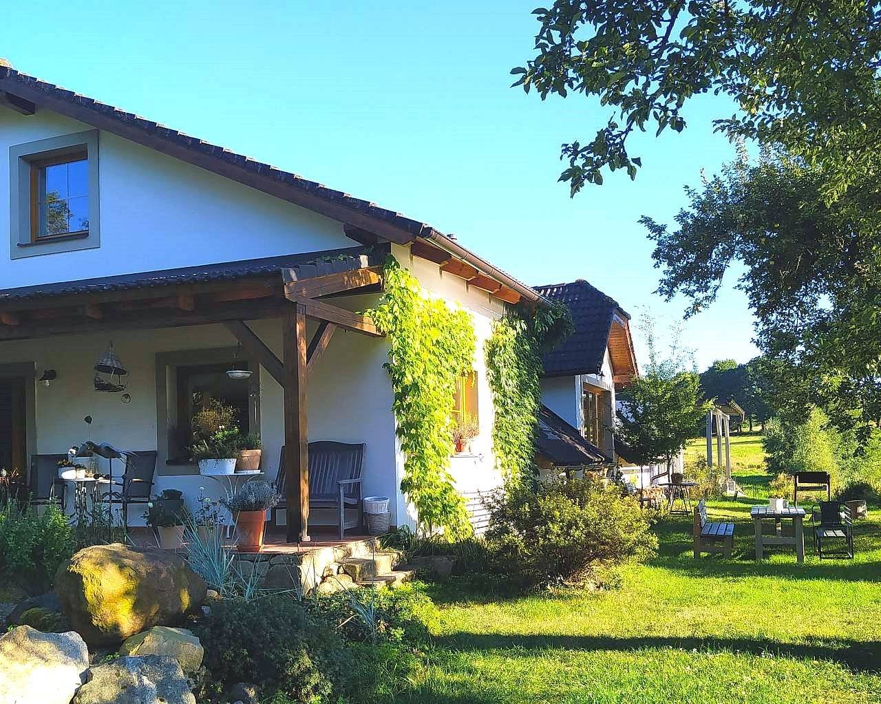 Ferienhaus in der Nähe der Počátky-Quellen