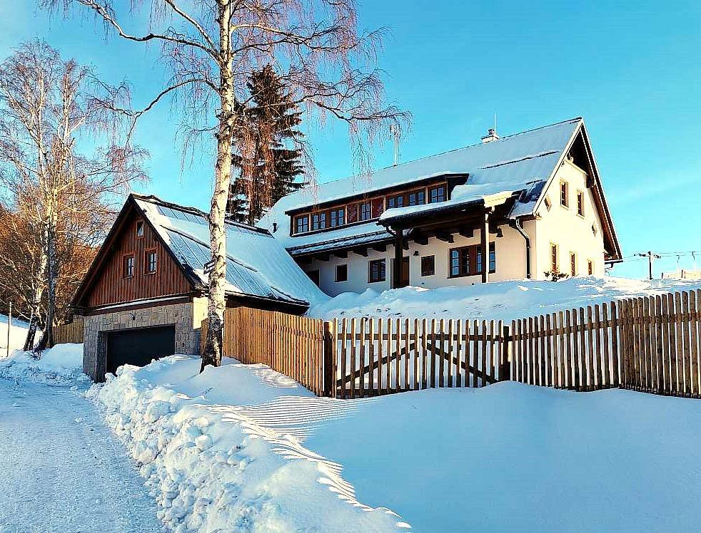 Chalet près des pistes de ski, appartement à louer à Albrechtice, Jizeské hory