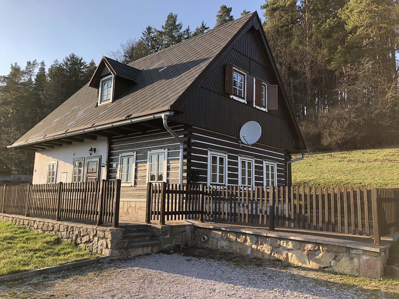 Chalet en été