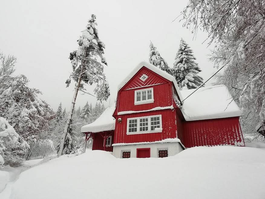 Cottage en invierno