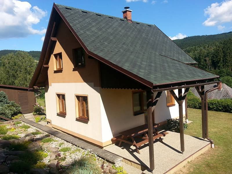 Casa de campo Fialka para alugar Orličky em Orlické hory