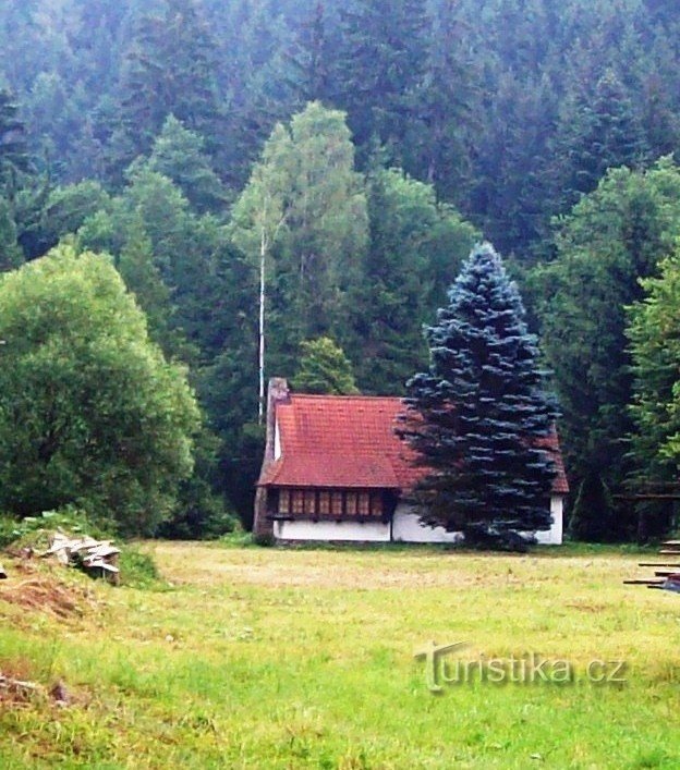 cabana lui Jan Werich de lângă Velhartice