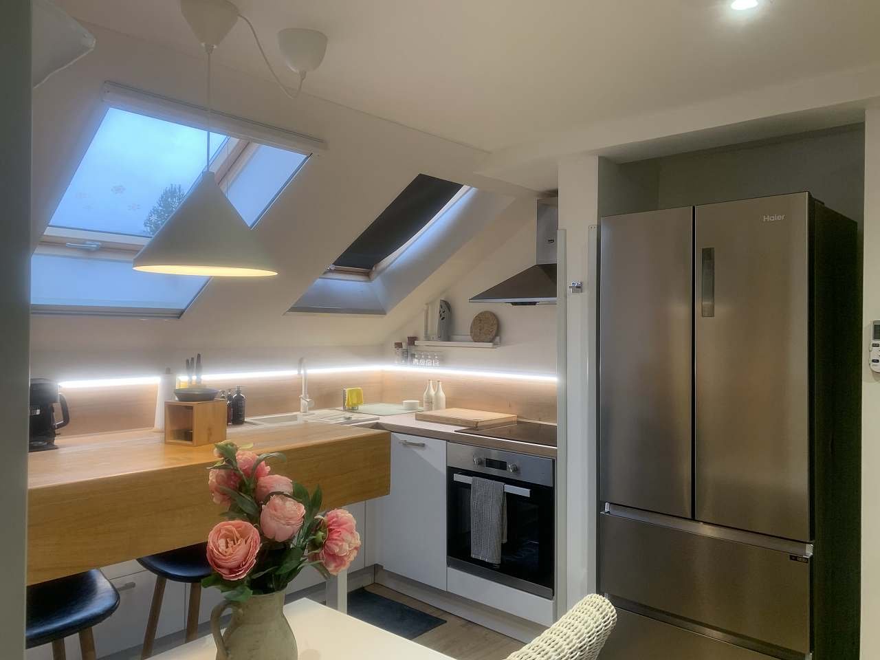 Chata Kalek-kuchyň.kout