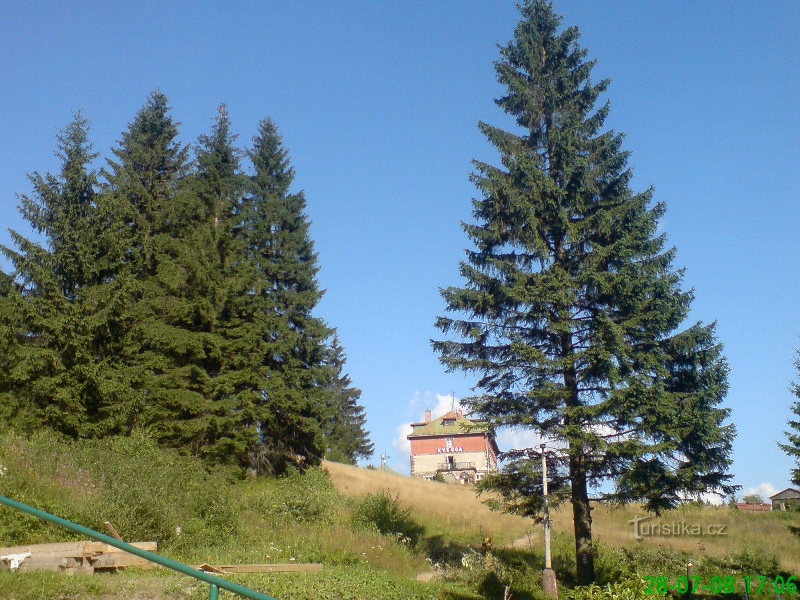Casa de campo Kysuca no lado eslovaco