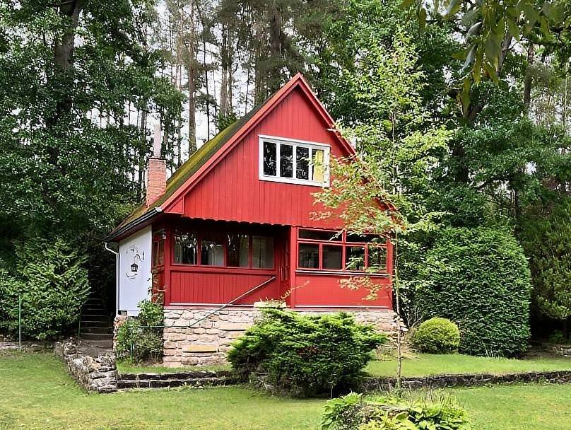 Chata na břehu Lužnice