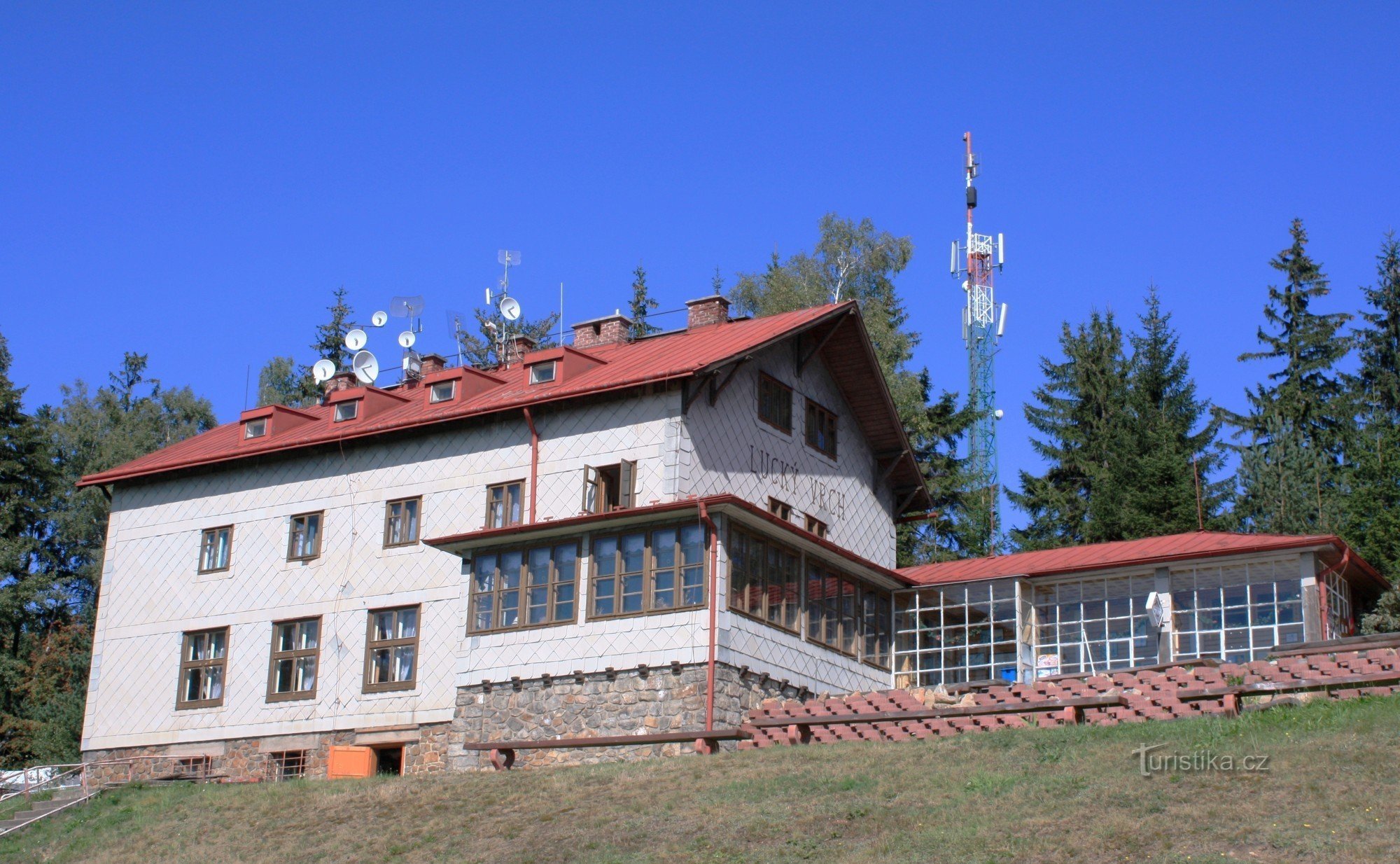 Hütte auf Lucké vrch