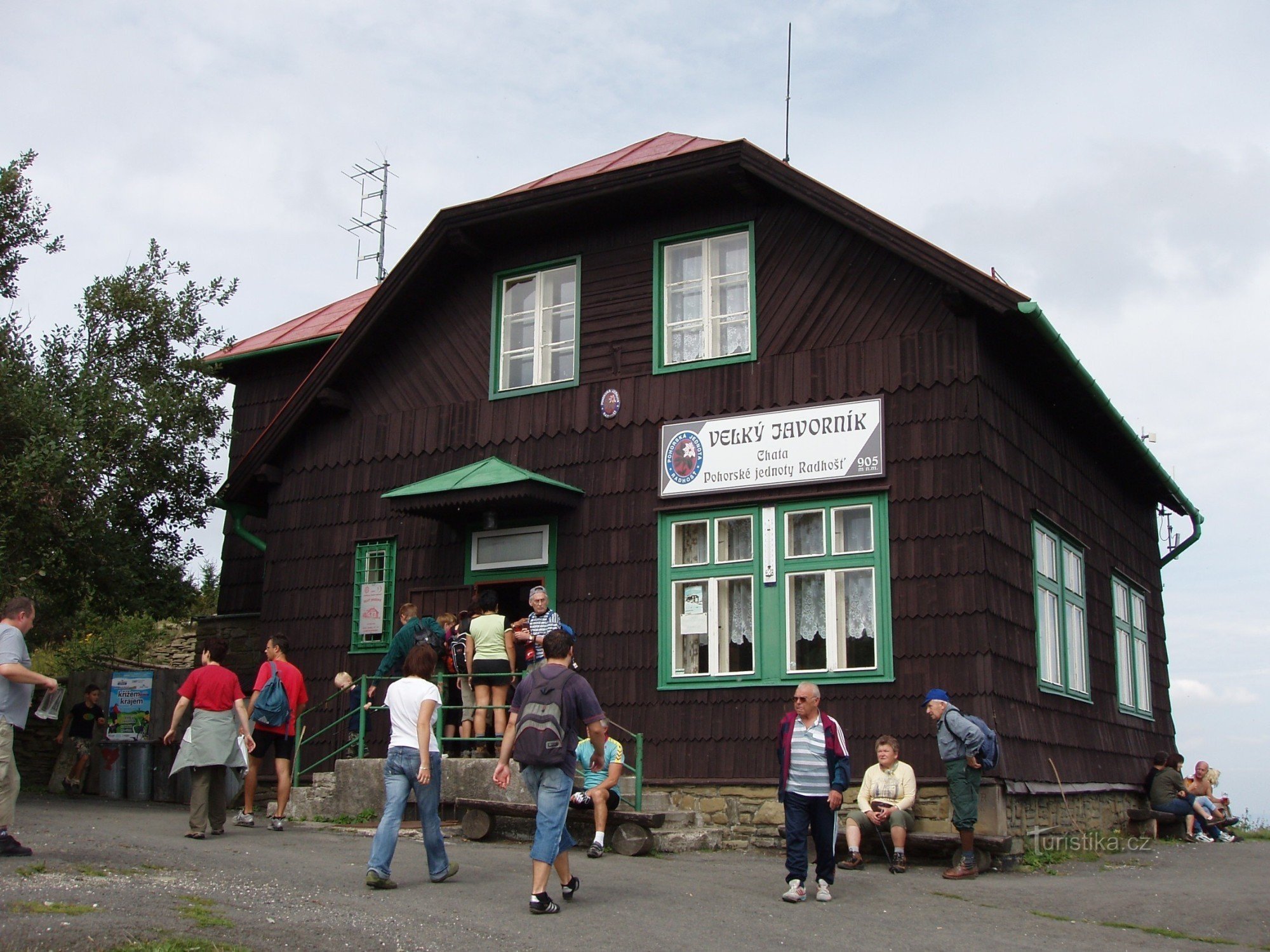 domek na Velký Javorník