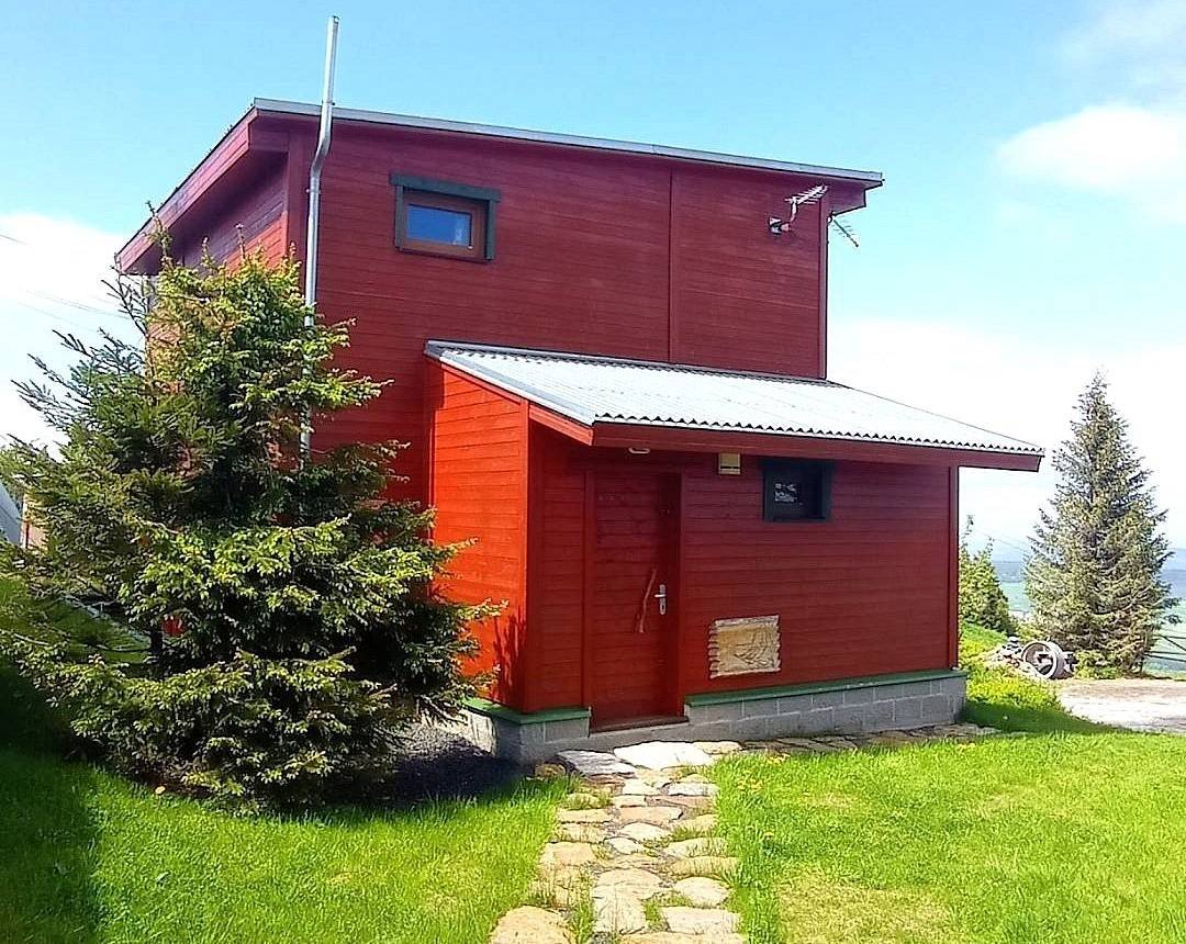 A cottage on top of Klínovce