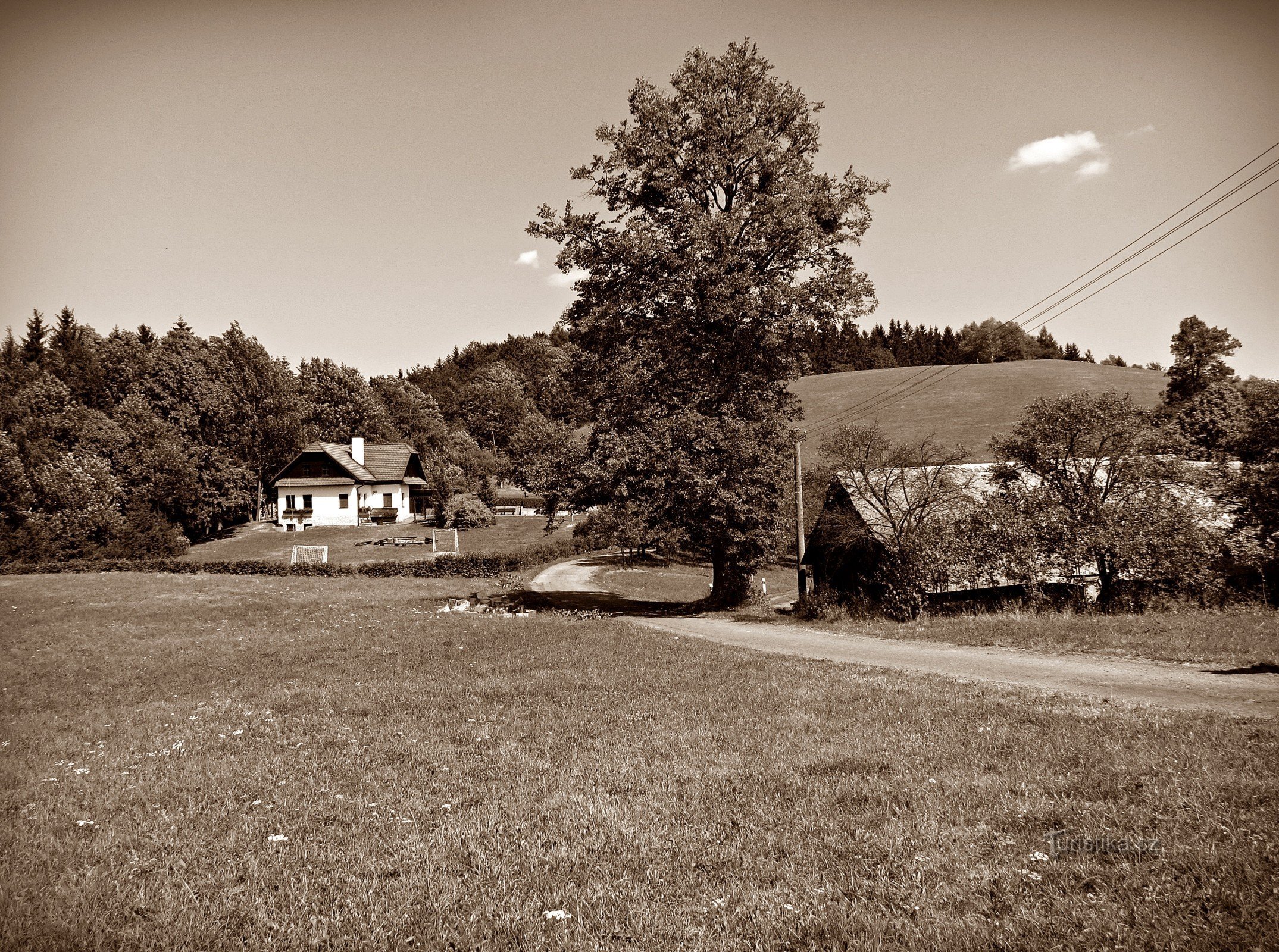 Casa de campo NIVY perto de Janišov