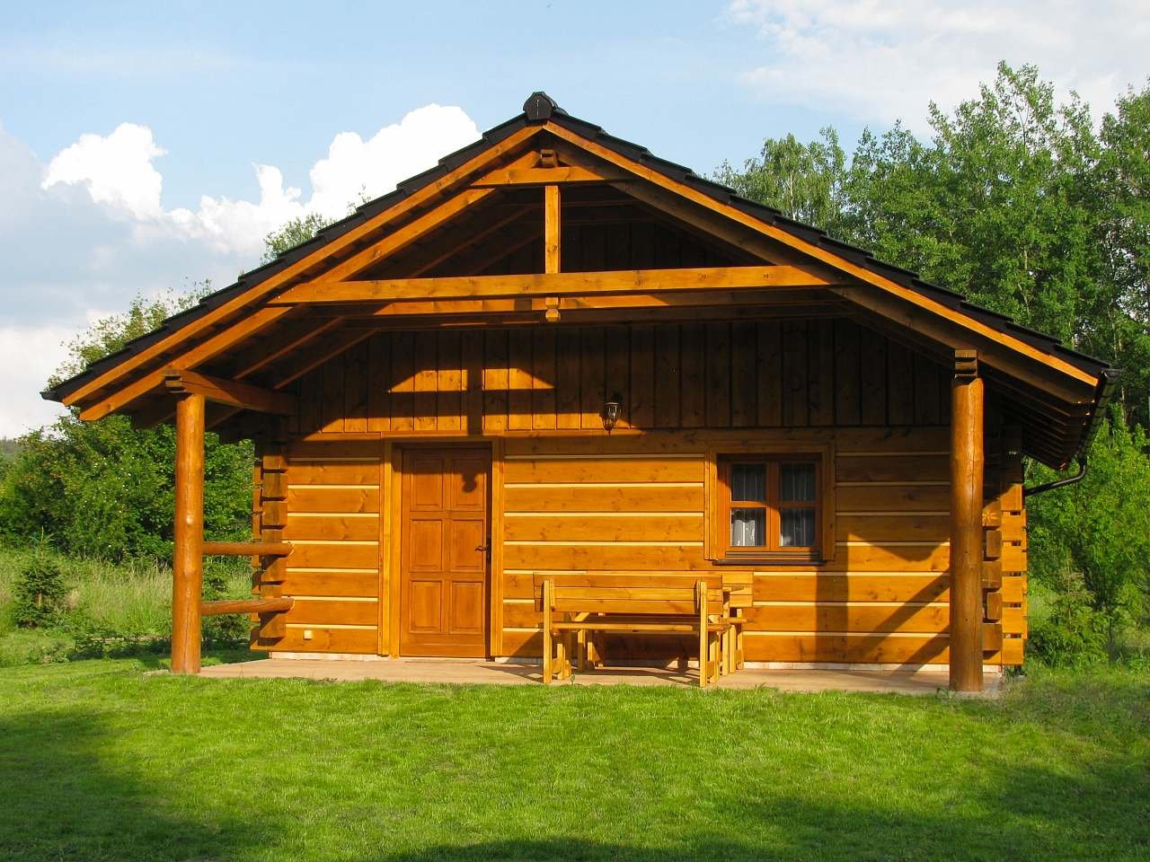 Cabaña - vista frontal