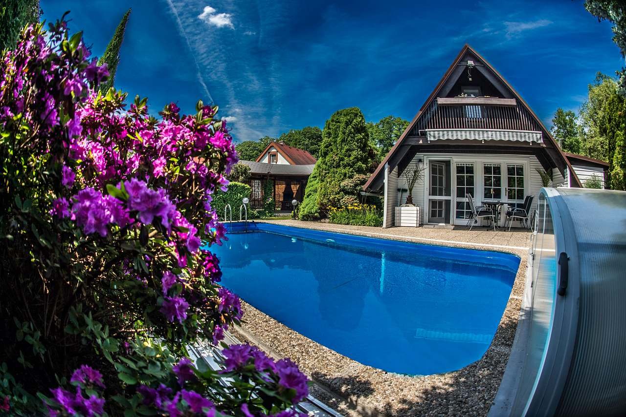 Cottage with pool for rent Roudná near Soběslav