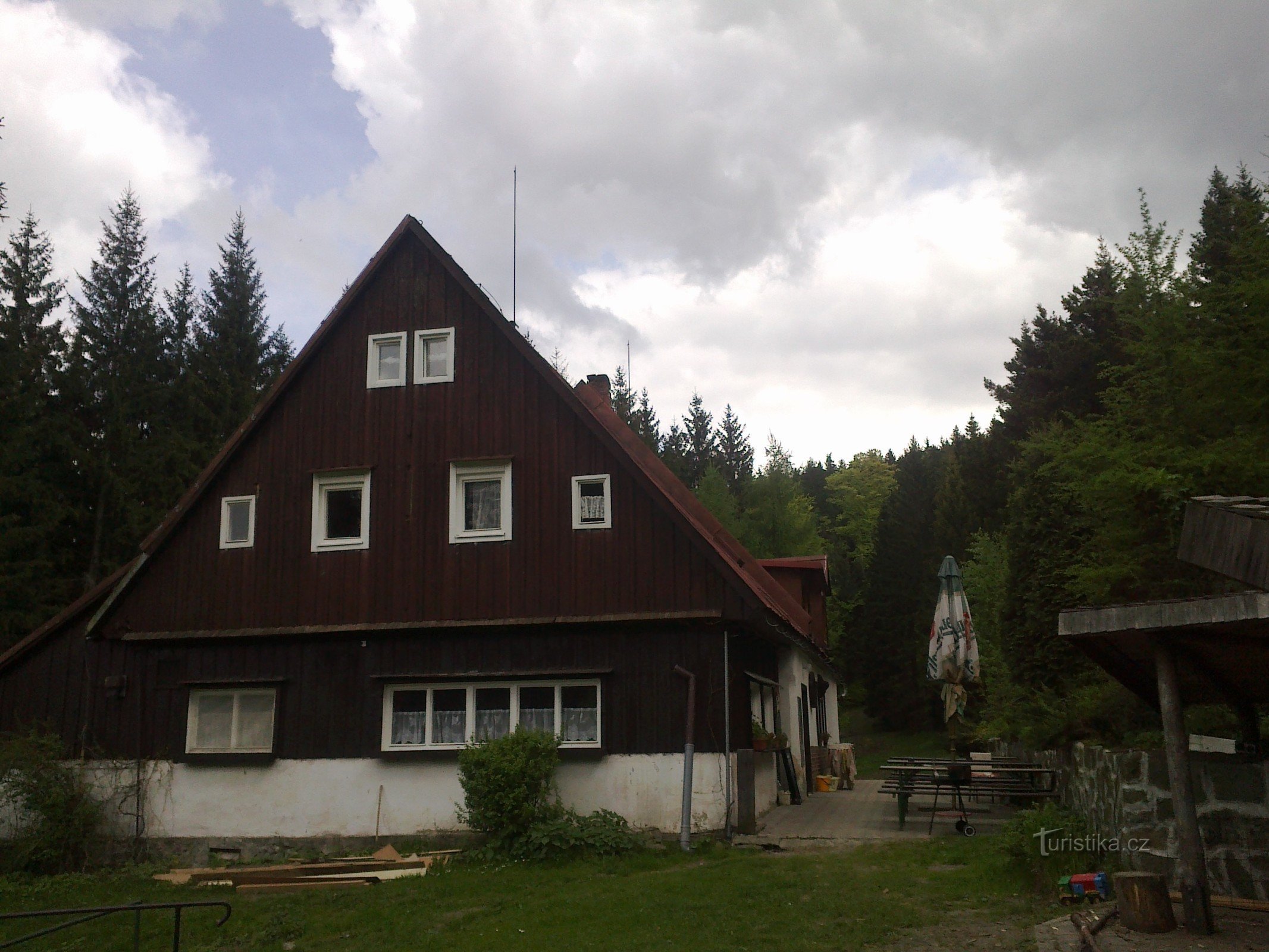 Chata Svornost, nơi bắt đầu cuộc hành trình của chúng tôi.