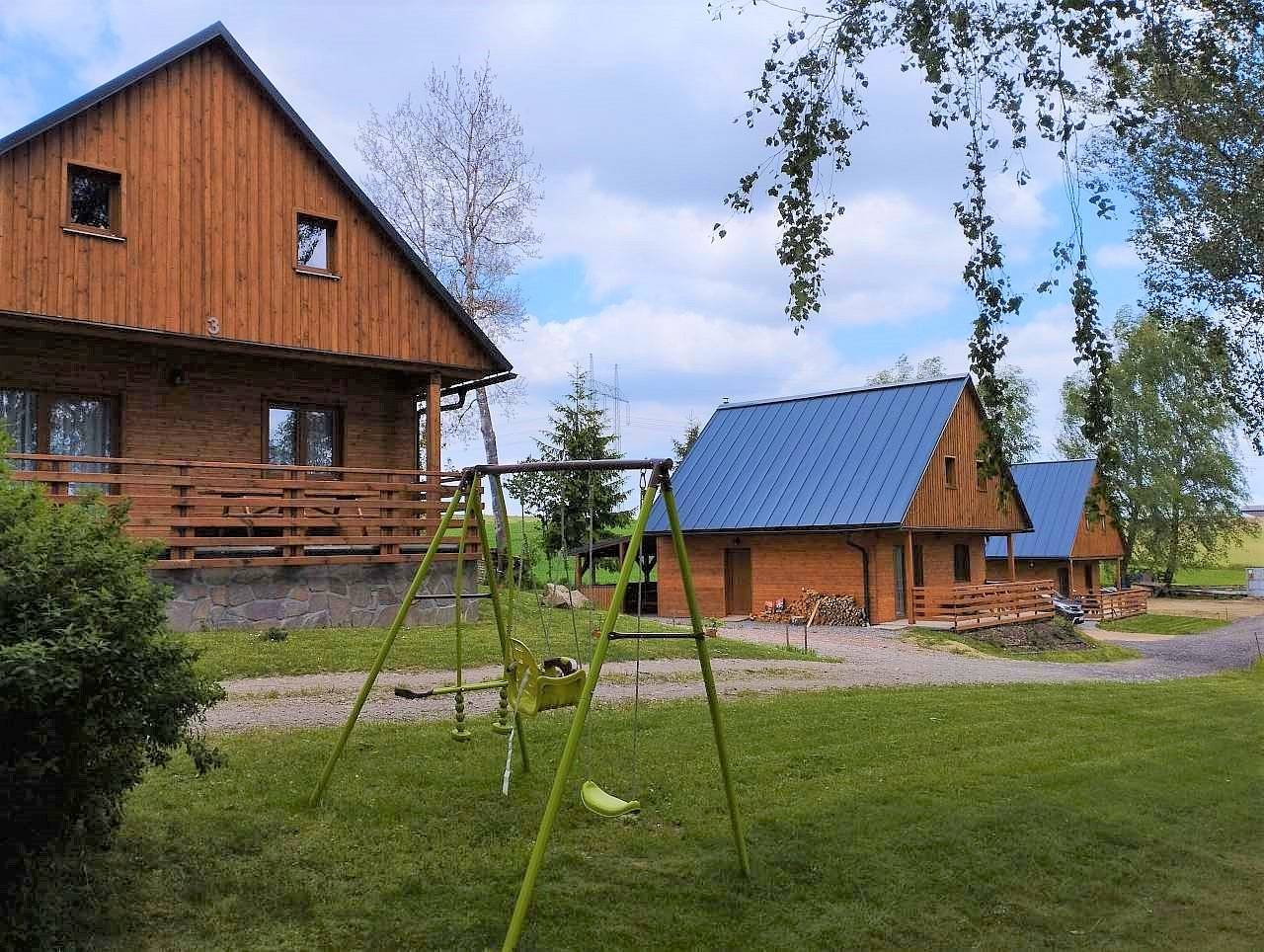 Casa de campo à beira do lago em Bohdalov