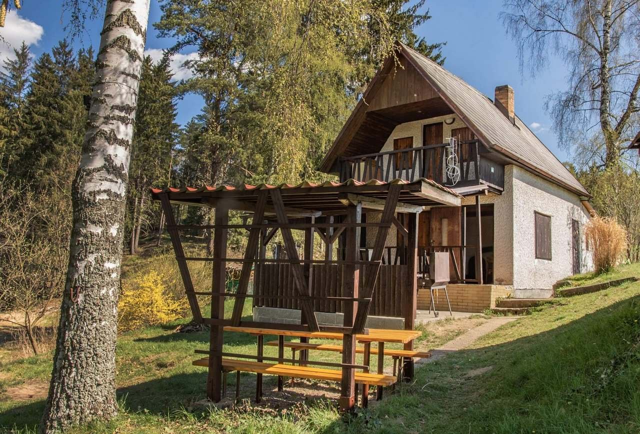 Et sommerhus i Pelhřimov-dalen