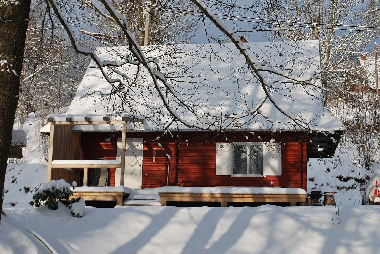 Hütte Nr. 2 im Winter