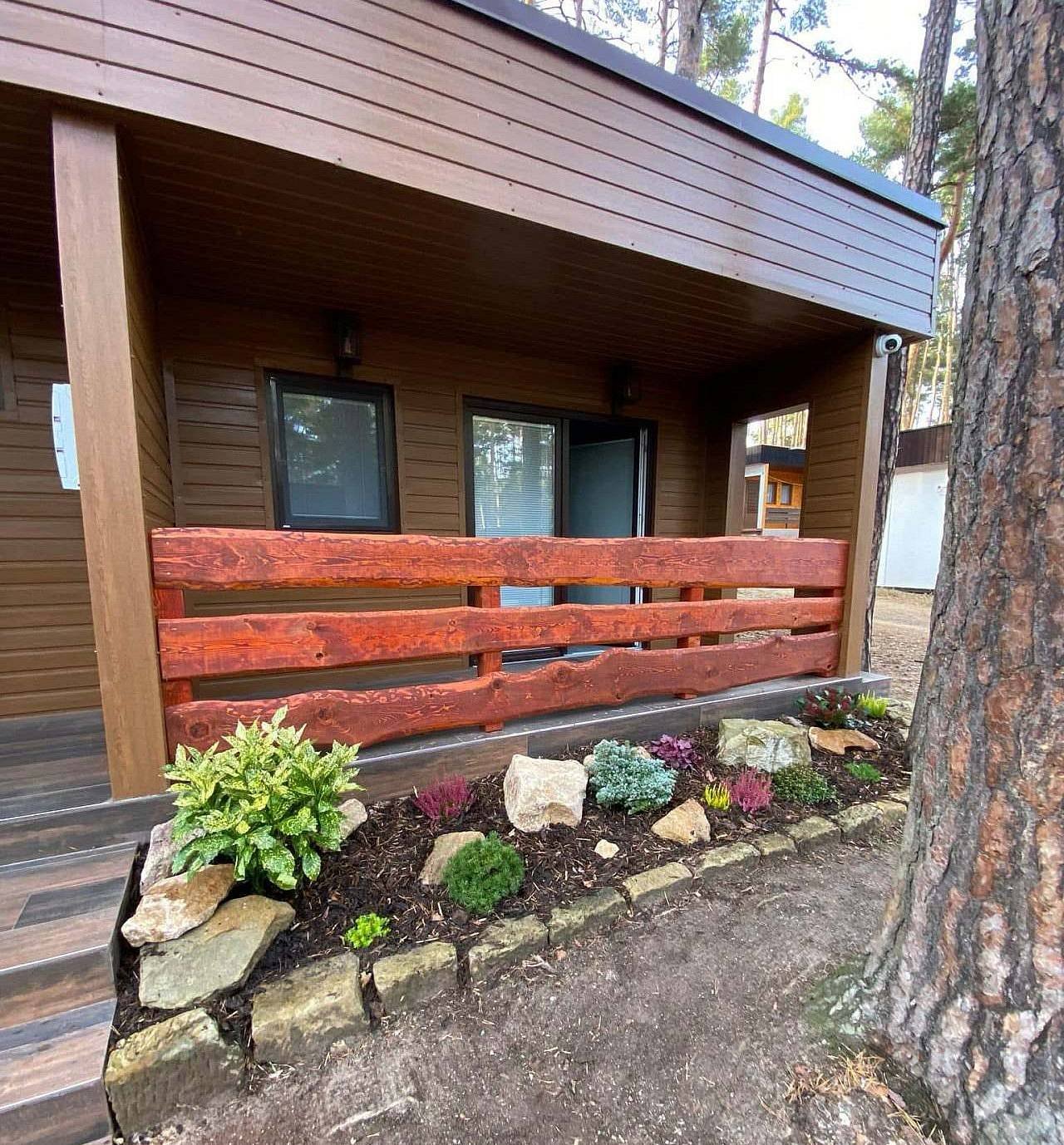 Chatky u Máchova jezera Pod Borným