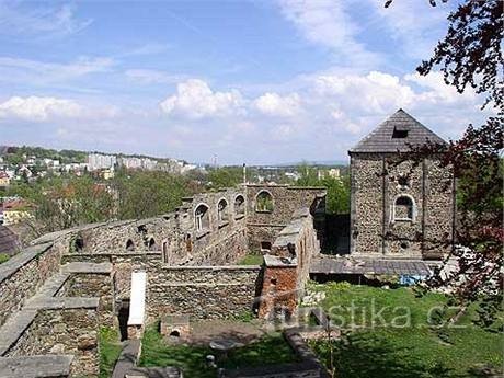 Il castello di Cheb dal punto di vista della guida