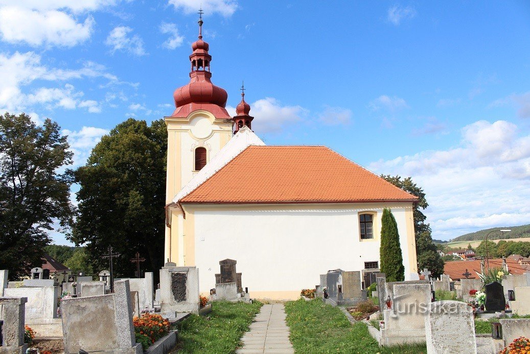 Chlum, kirken St. Wenceslas