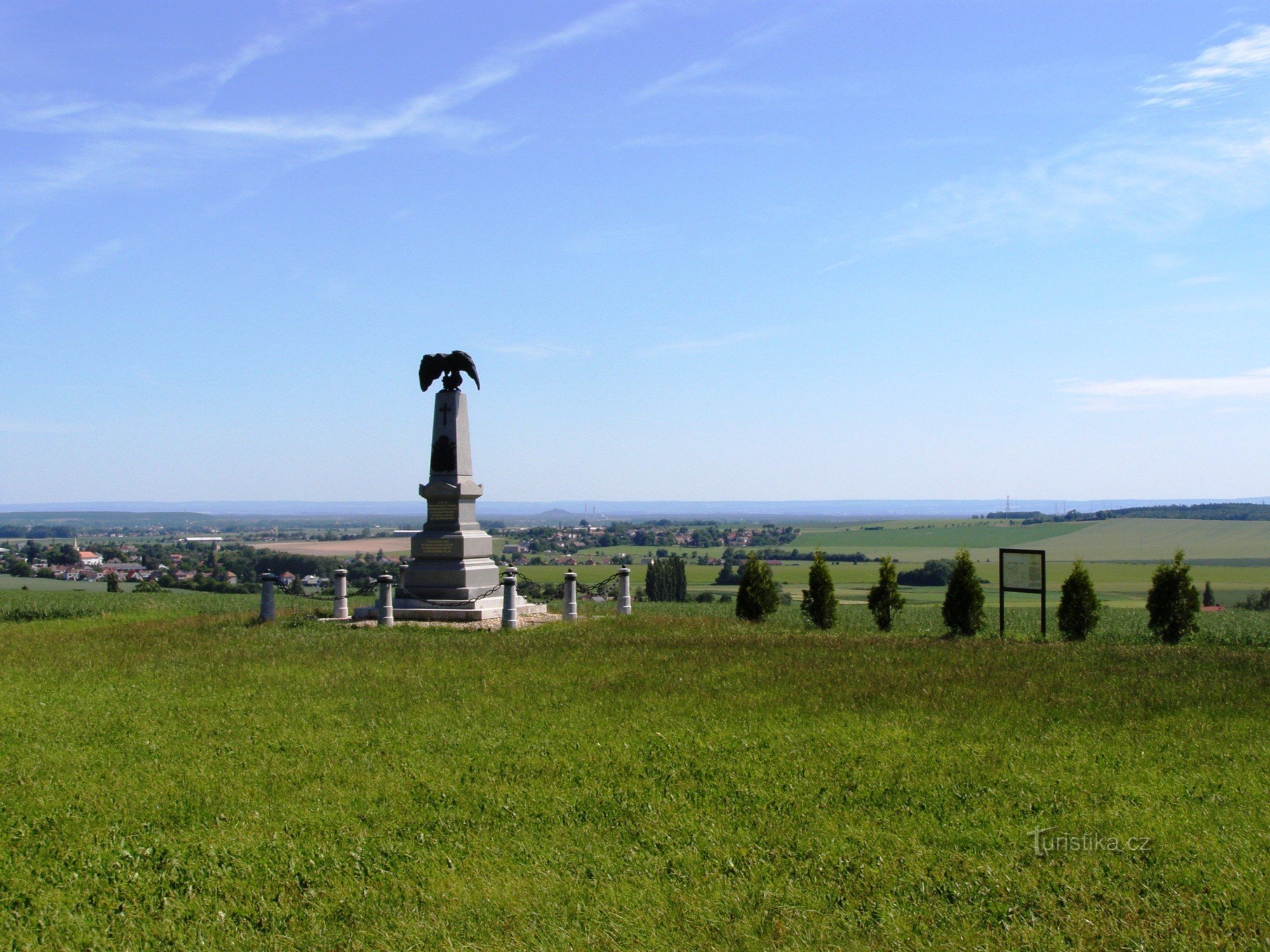 Chlum - Monument voor het Oostenrijkse Eerste Legerkorps