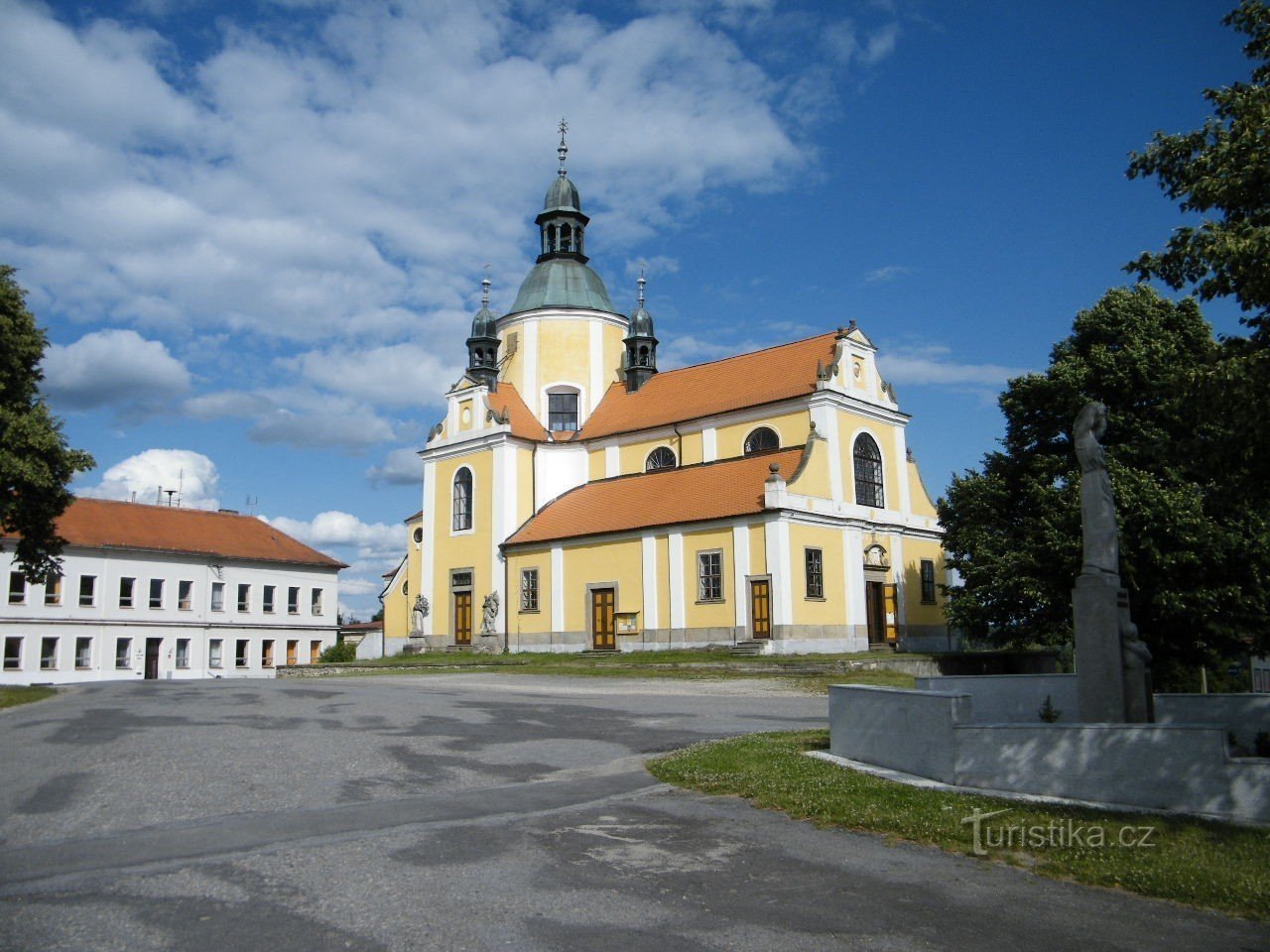 Chlum u Třeboně, una piazza chiamata Náměstí