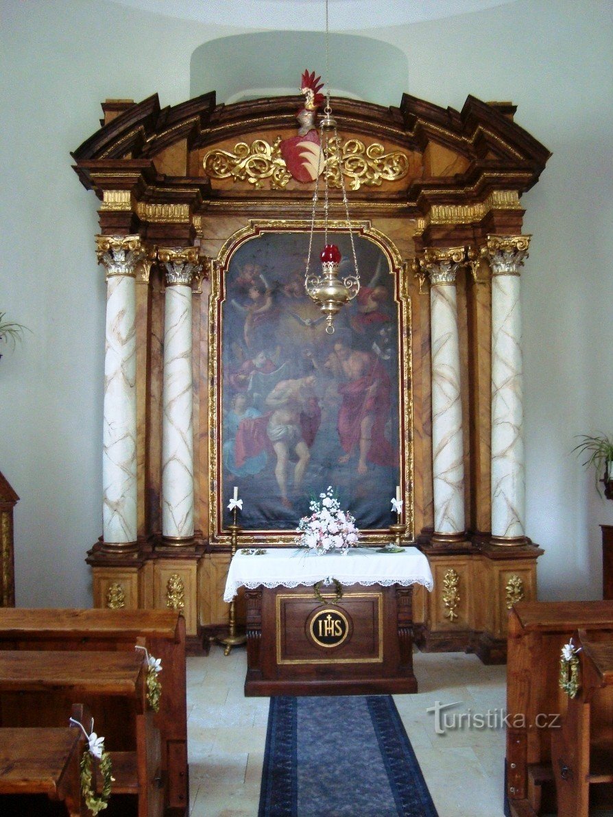 Chlumec nad Cidlinou-Karlova Koruna-Chapelle de l'Annonciation de P. Mary-intérieur-Photo : Ulrych Mir.