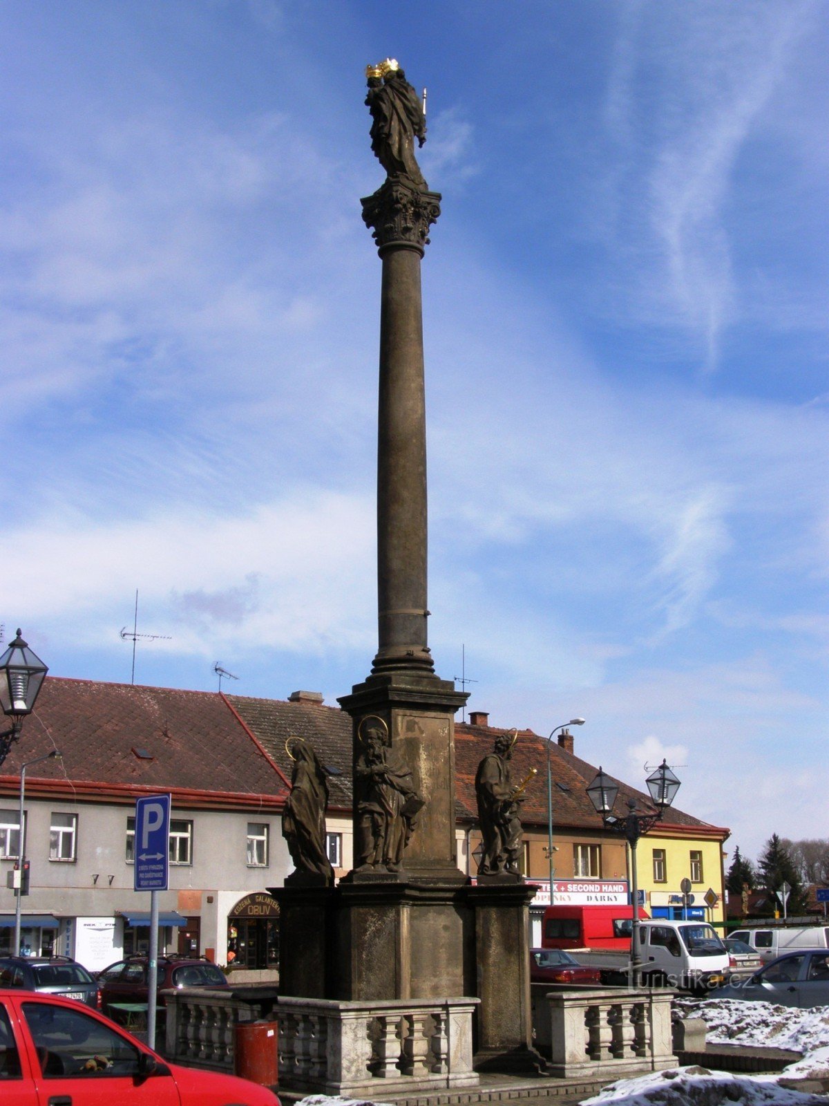 Chlumec nad Cidlinou - Mariensäule