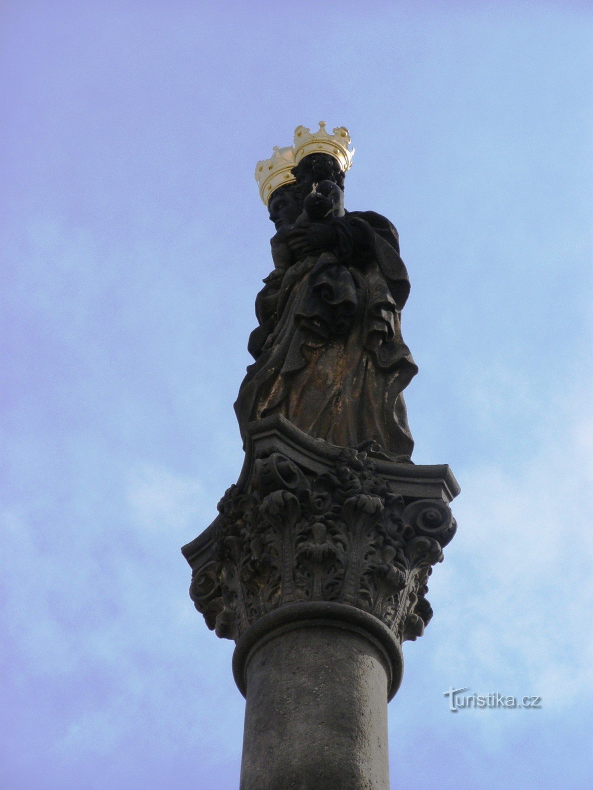 Chlumec nad Cidlinou - Colonne mariale