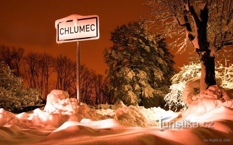 Chlumec, vinter 2006