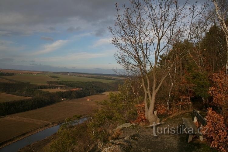 Chlumská vyhlídka: A wonderful view at any time of the year.