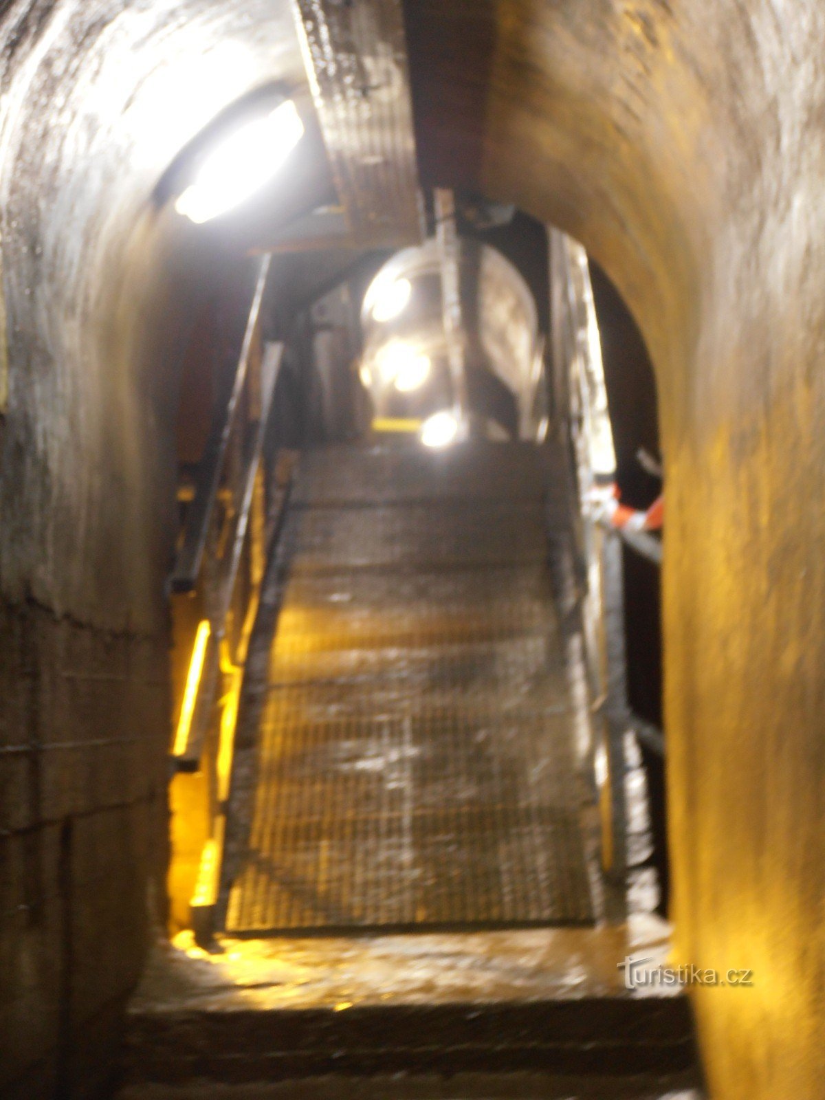 Corridor inside the body of dam I.