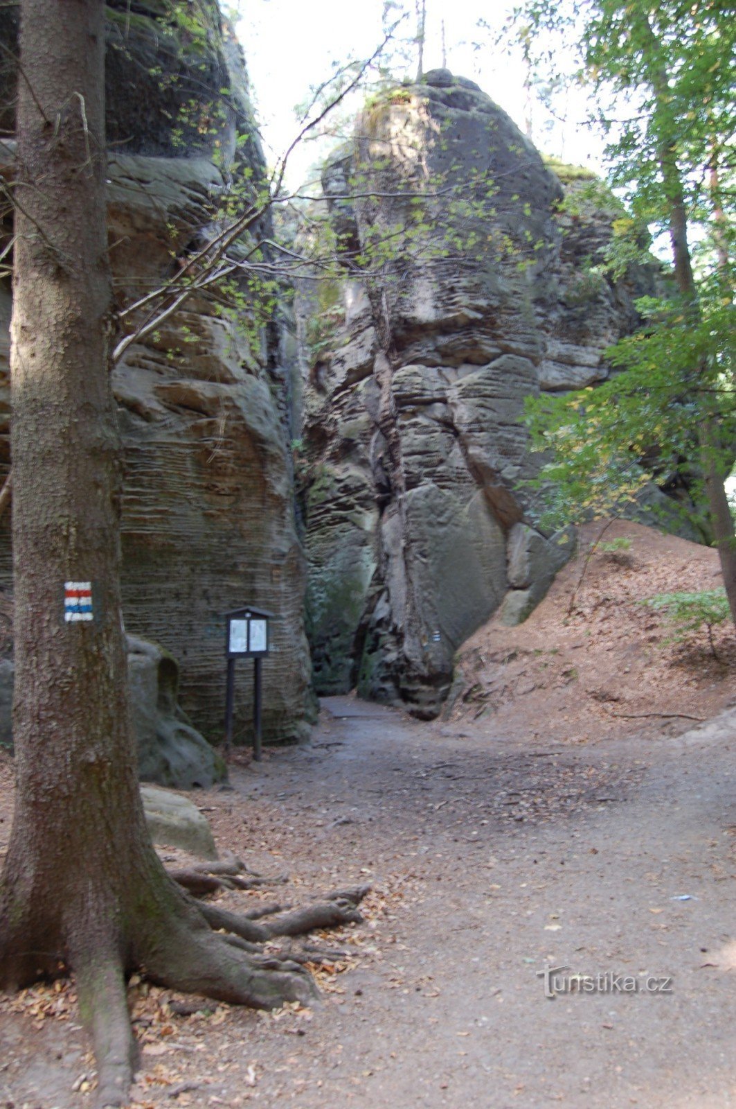 Fußweg zum Drábský svetničky