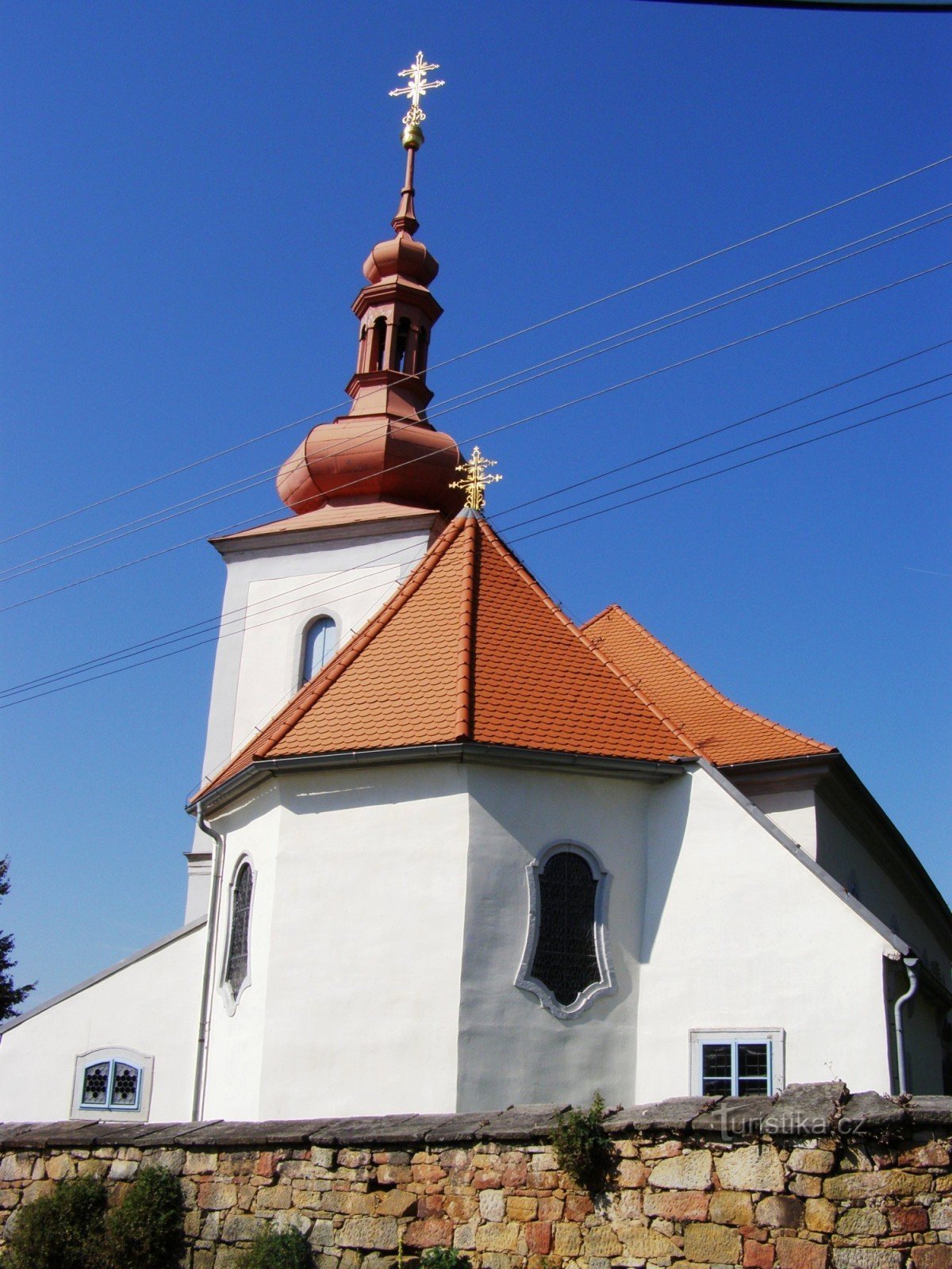 Chodovice - Pyhän Nikolauksen kirkko. Bartolomeus