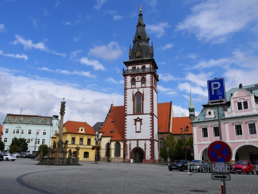 Chomutov, city tower