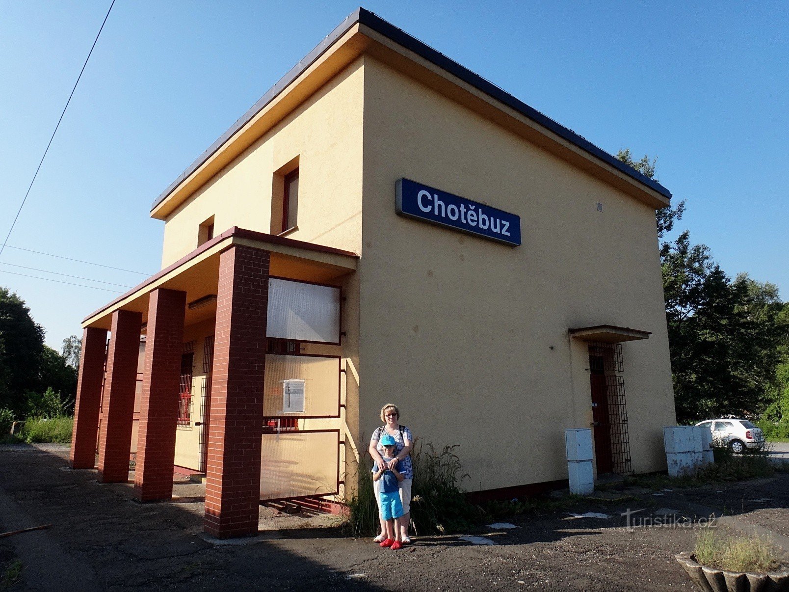 Chotebuz-Bahnhof
