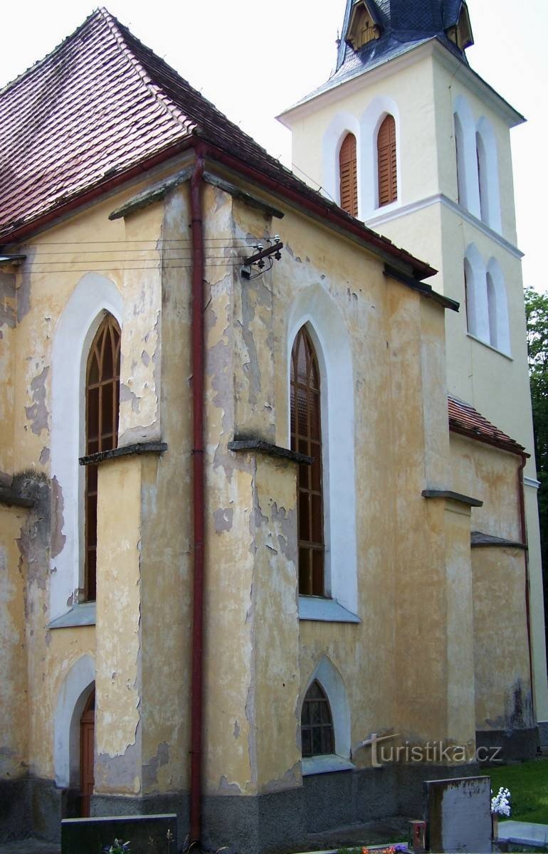 Chotýšany - Pyhän Nikolauksen kirkko Havel