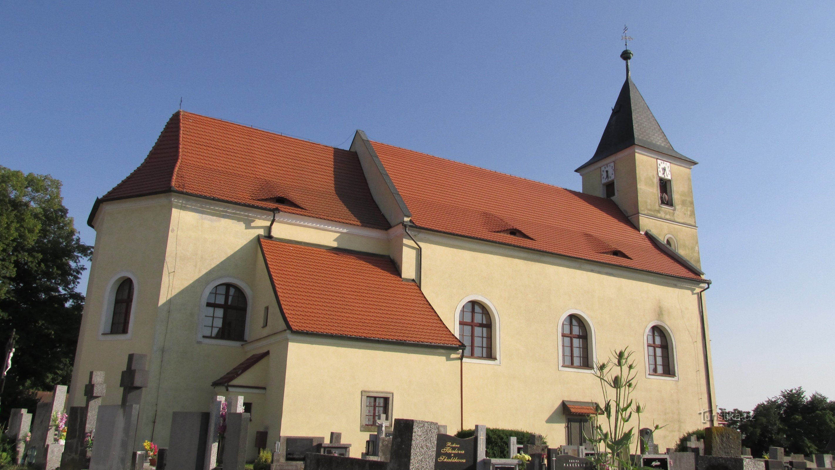 Choustník-church of the Visitation of the Virgin Mary