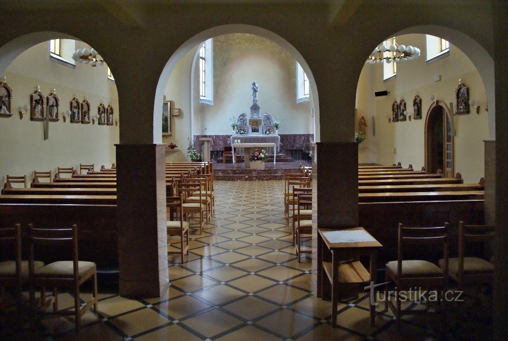 intérieur du temple