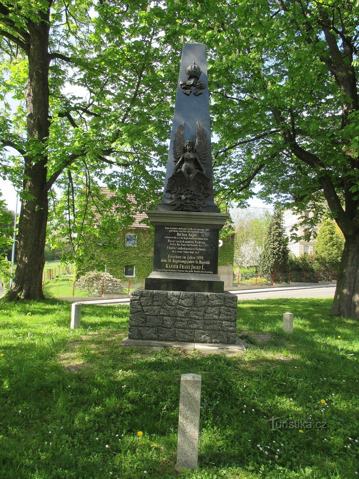 Chrastava - monument til ofrene for den østrig-preussiske krig