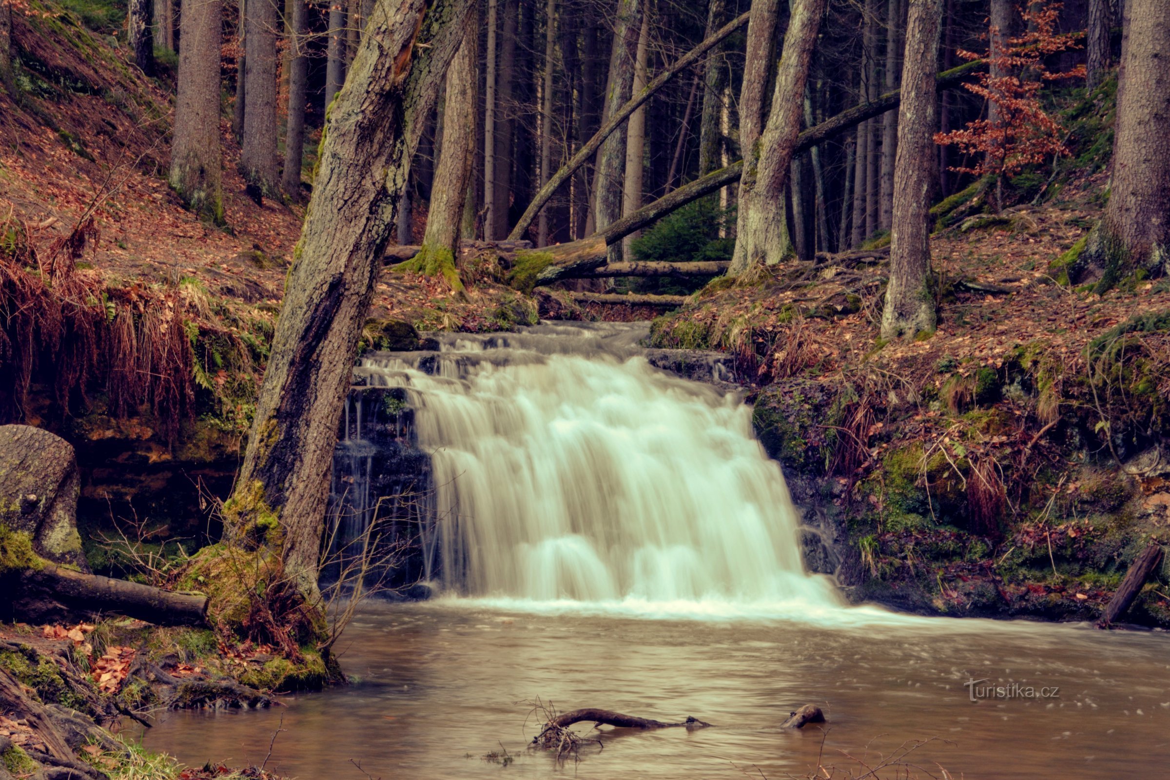 Chrasten waterfall