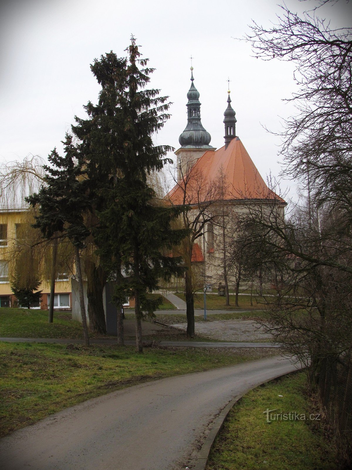 Chřiby - Iglesia de la Asunción de María en Střílky