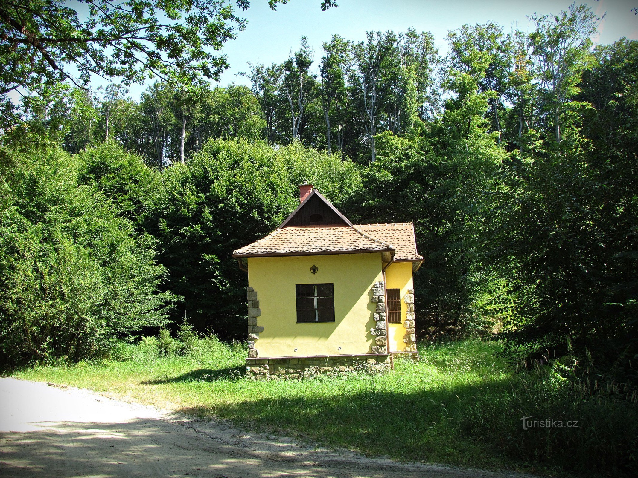 Chřiby - pavilhão de caça Hubertka